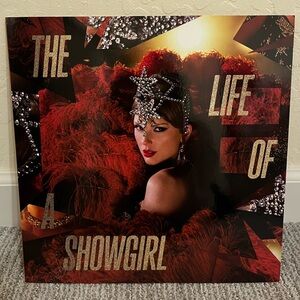 Taylor Swift The Life of a Showgirl Vinyl — Tiny Bubbles in Champagne